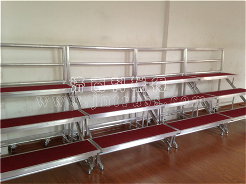 合唱臺(tái)學(xué)校合唱臺(tái)階 可移動(dòng)合唱臺(tái)階 三層折疊臺(tái)階