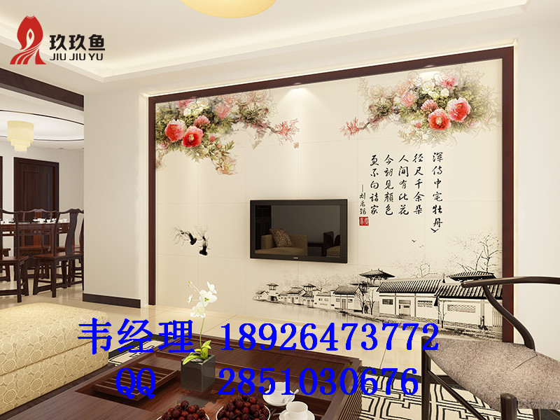 廠家直銷 3D藝術(shù)背景墻 瓷磚玻璃板打印機