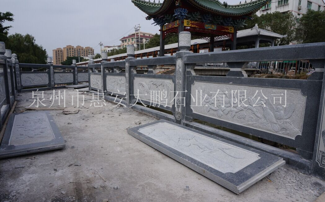 寺廟石雕欄桿，公路花崗巖護(hù)欄 福建石雕專業(yè)供應(yīng)
