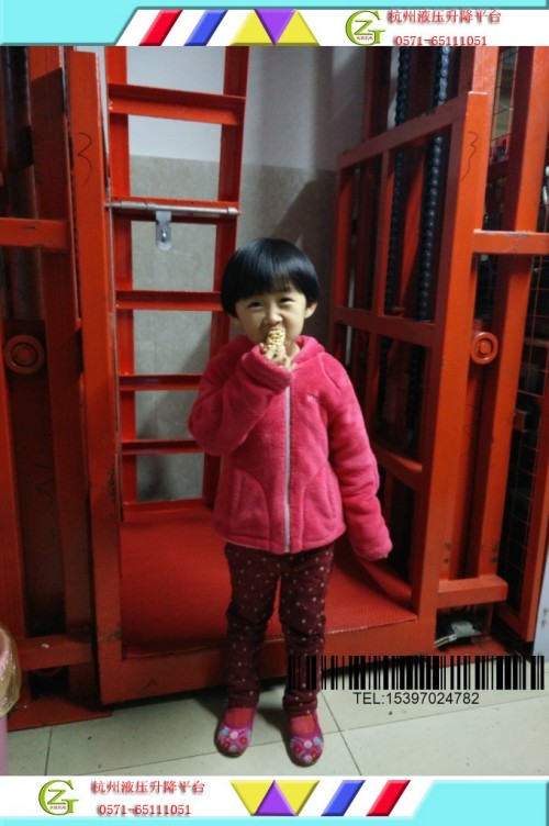 室內(nèi)液壓升降機，井道液壓升降貨梯
