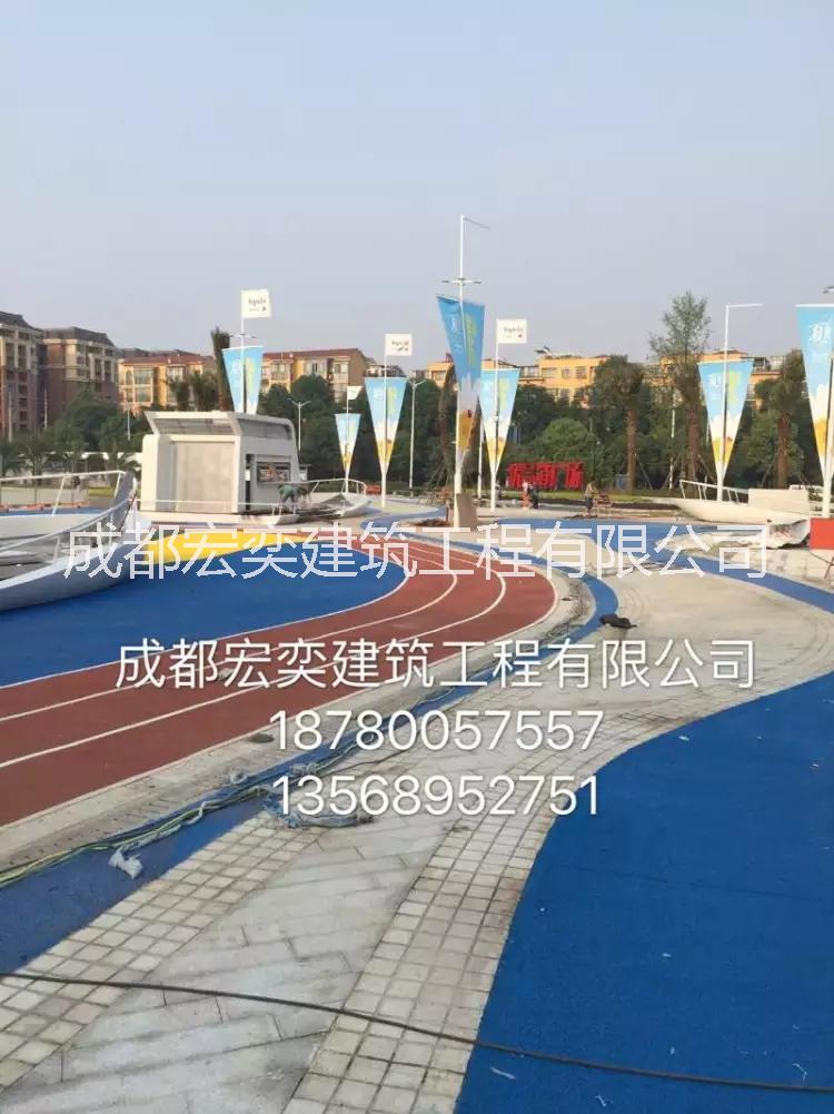 宏奕透水地坪材料供應(yīng)生態(tài)地坪透水混凝土材料批發(fā)