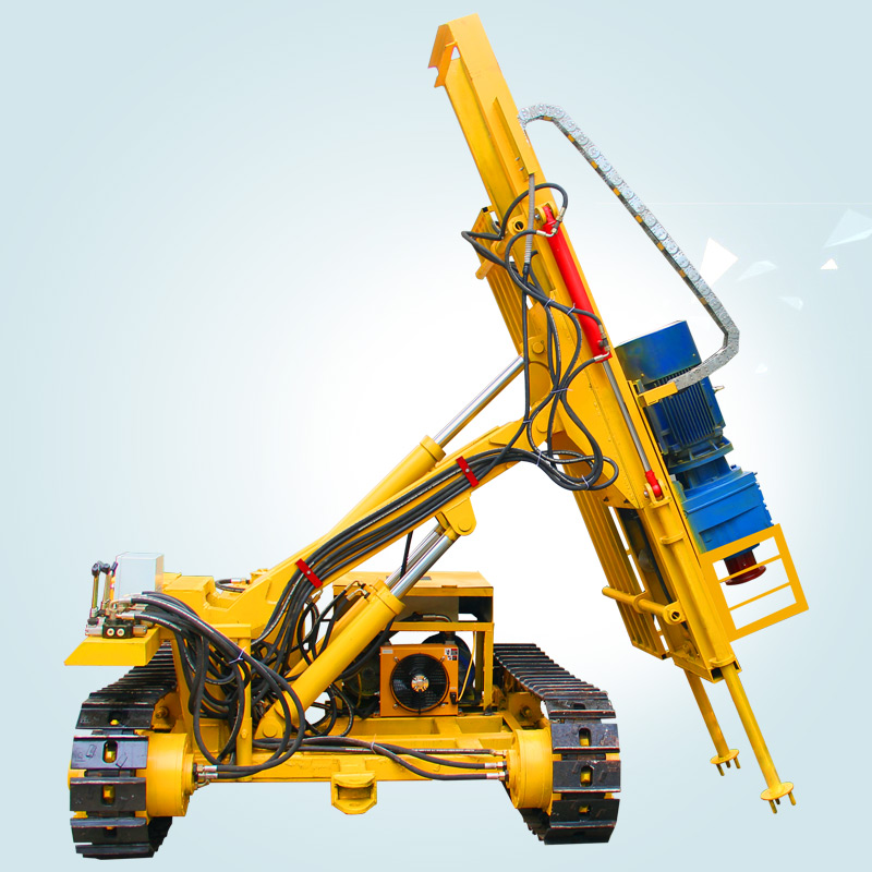 洛陽通山自主研發(fā)TS-22A型履帶式鉆車 全液壓一體式操作