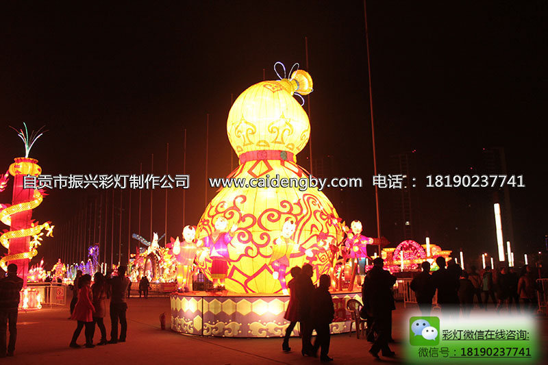 彩燈制作|大型花燈制作|彩燈設(shè)計 標(biāo)志型大型彩燈燈組