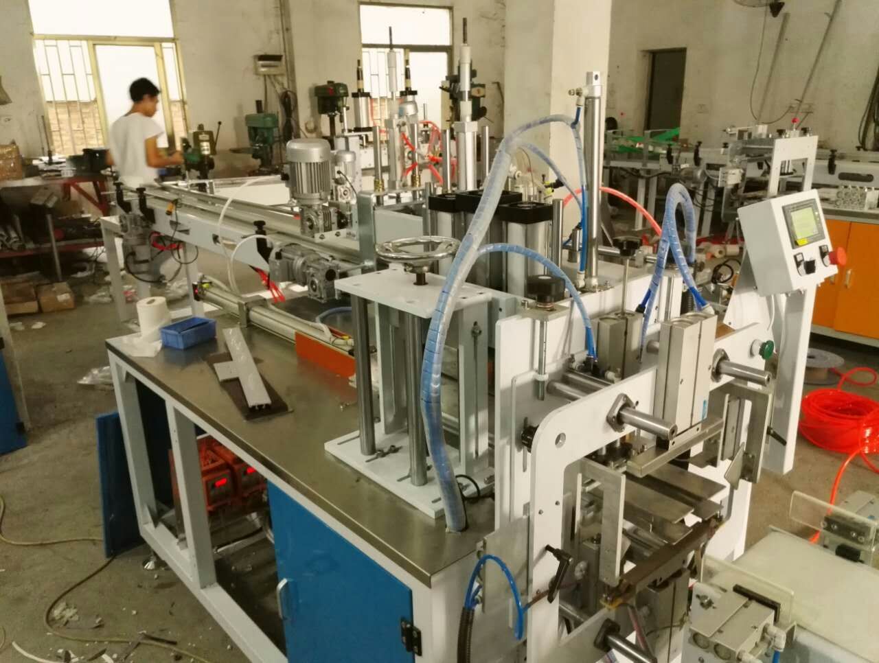 供應(yīng)抽紙中包機 抽紙半自動包裝機
