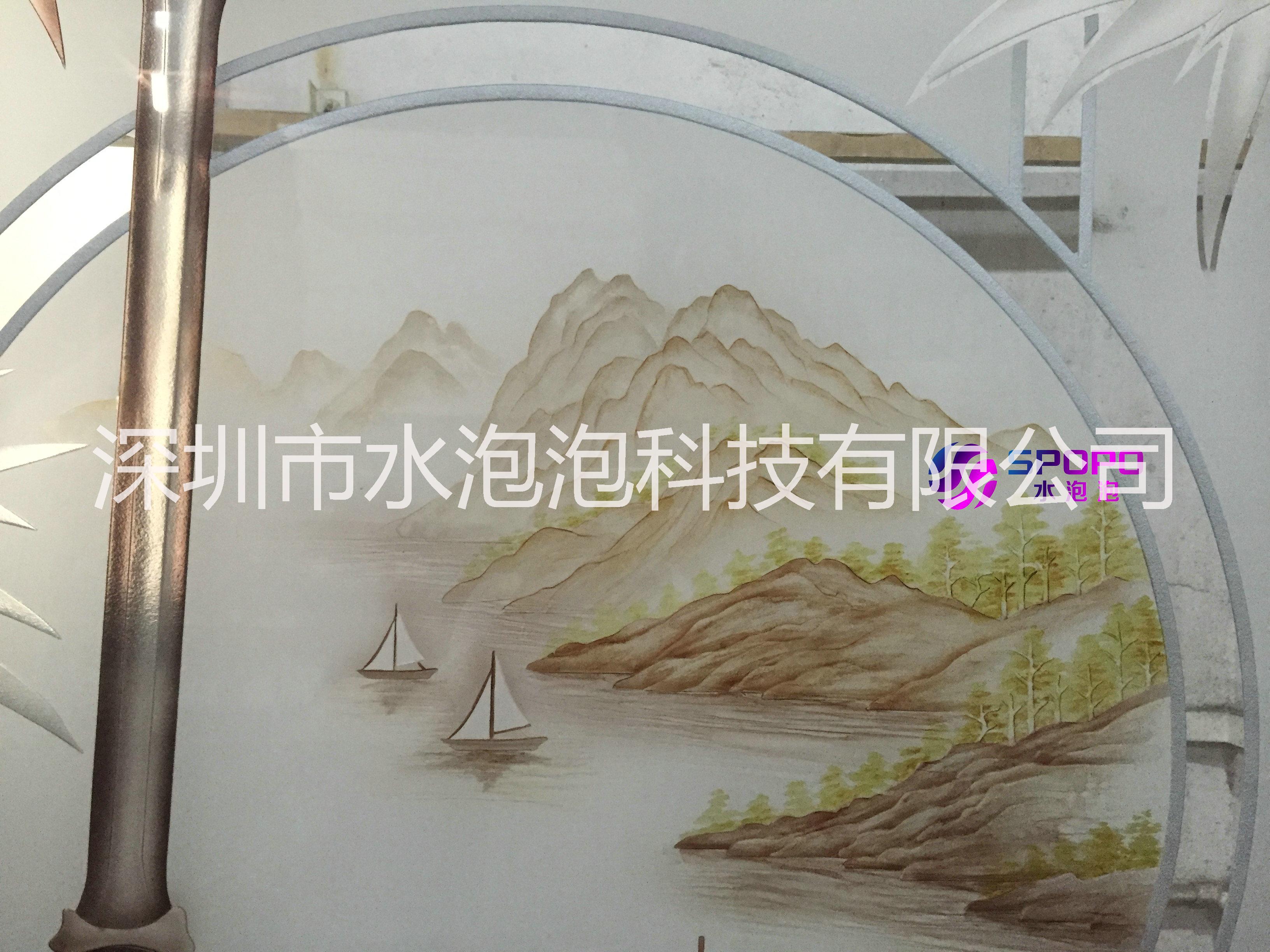 廠家批發(fā)訂購客廳水泡泡品牌流水生財?shù)闹衤端煞逅囆g(shù)水幕簾屏風(fēng)玻璃流水墻水舞屏風(fēng)