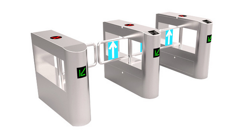 擺閘 立式通道閘 304不銹鋼雙通道立式擺閘 刷卡出入口閘機(jī)