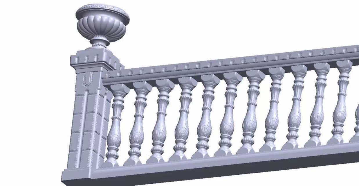 水泥圍欄、圍墻護欄、花瓶柱