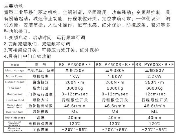 吉福思廠家直銷平移門電機fs-y10