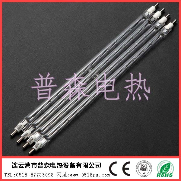 耐高溫透明石英玻璃鹵素紅外加熱管 紅外線鹵素石英電熱管 透明石英玻璃電加熱燈管