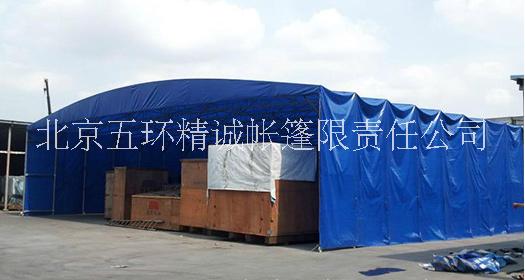 北京大排檔推拉篷定做安裝伸縮移動帳篷冬季加棉推拉篷雨篷 北京大排檔推拉篷安裝雨篷