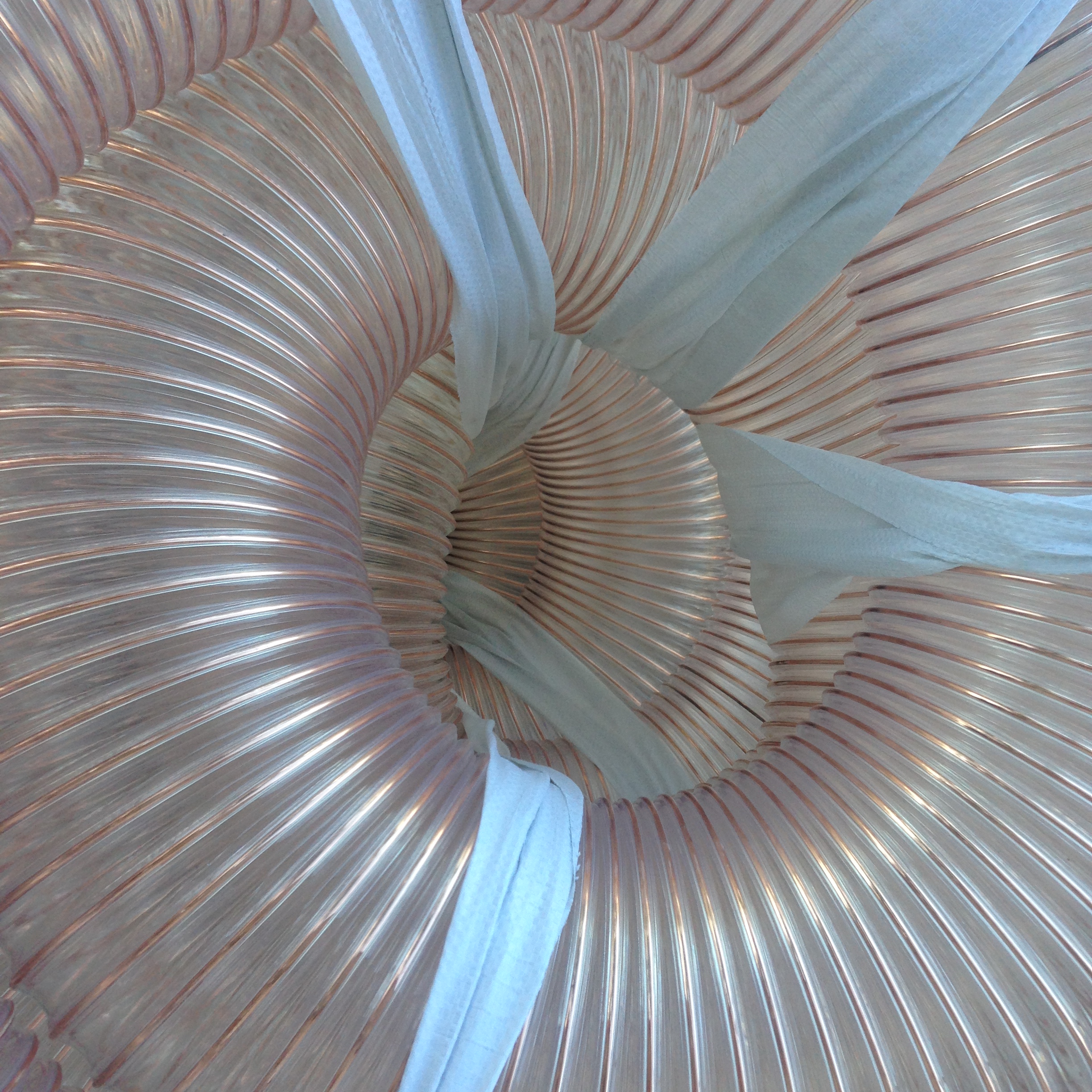 透明PU鋼絲伸縮吸塵管廠家直銷