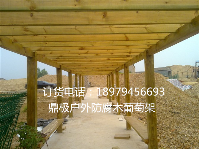 供應(yīng)涼亭花架戶外防腐木茶亭花架實(shí)木休閑涼亭花架