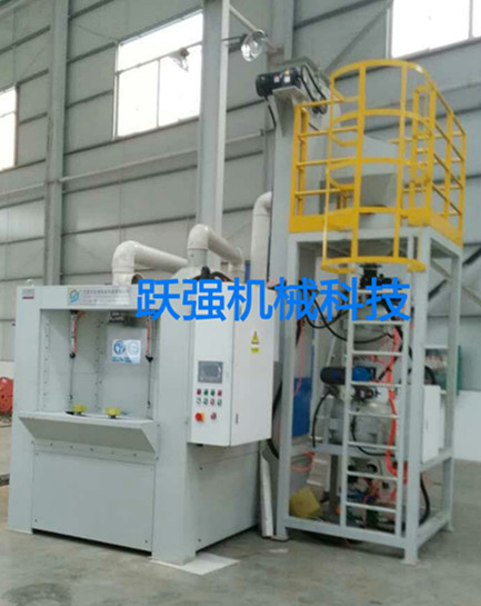 躍強(qiáng)曲軸減震橡膠皮帶輪連續(xù)加壓自動(dòng)噴砂，采用*技術(shù)，真正實(shí)現(xiàn)連續(xù)加壓！ 曲軸減震橡膠皮帶輪連續(xù)加自動(dòng)噴砂