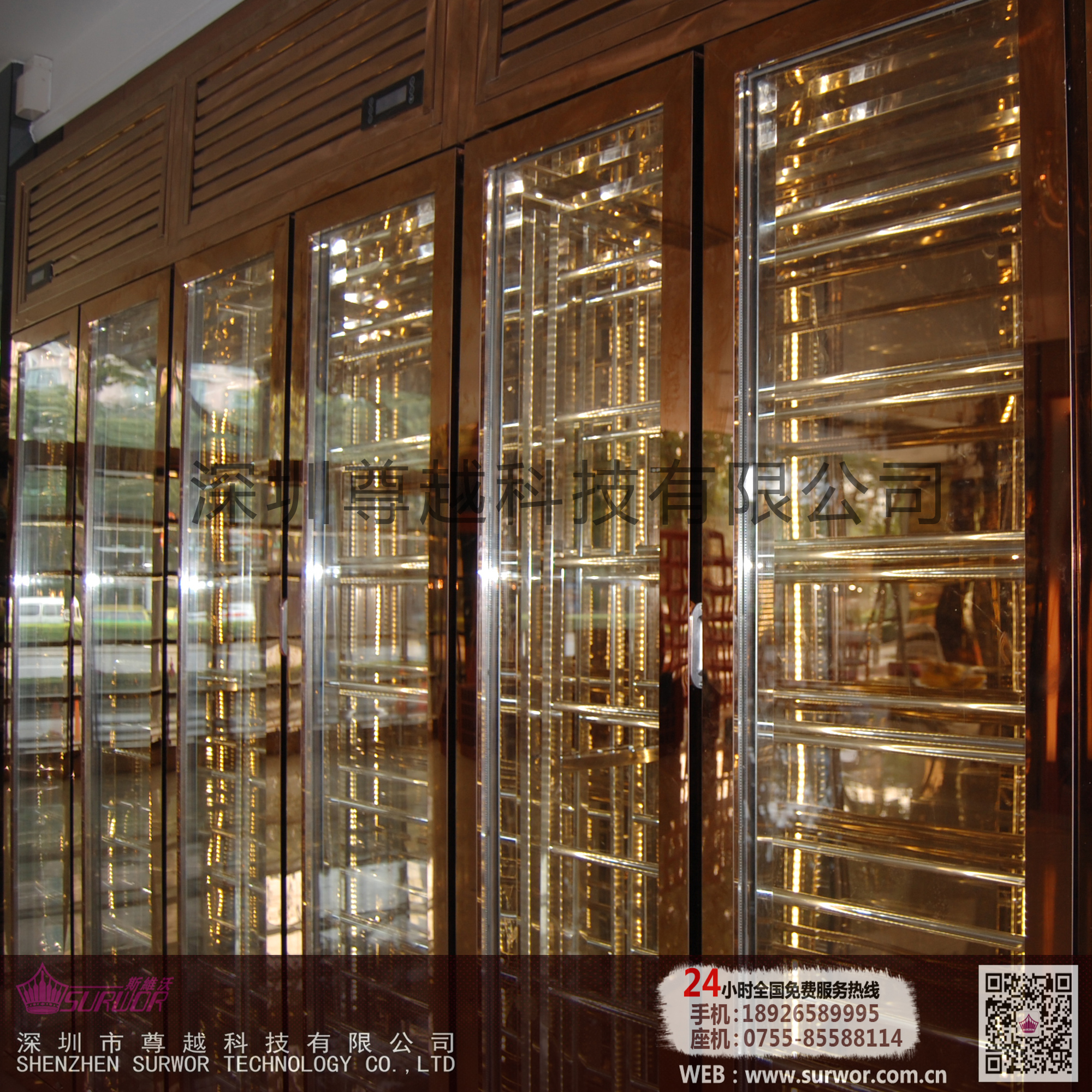 深圳廠家承接不銹鋼恒溫酒柜加工定做 定做恒溫酒柜 質(zhì)優(yōu)價(jià)廉