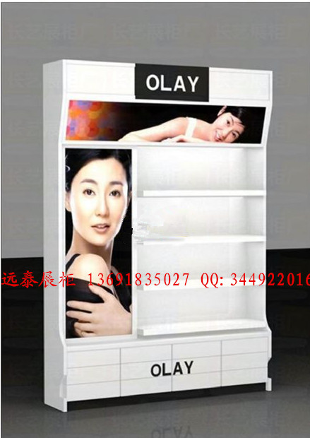 高端化妝品店展柜護(hù)膚品展示柜定制