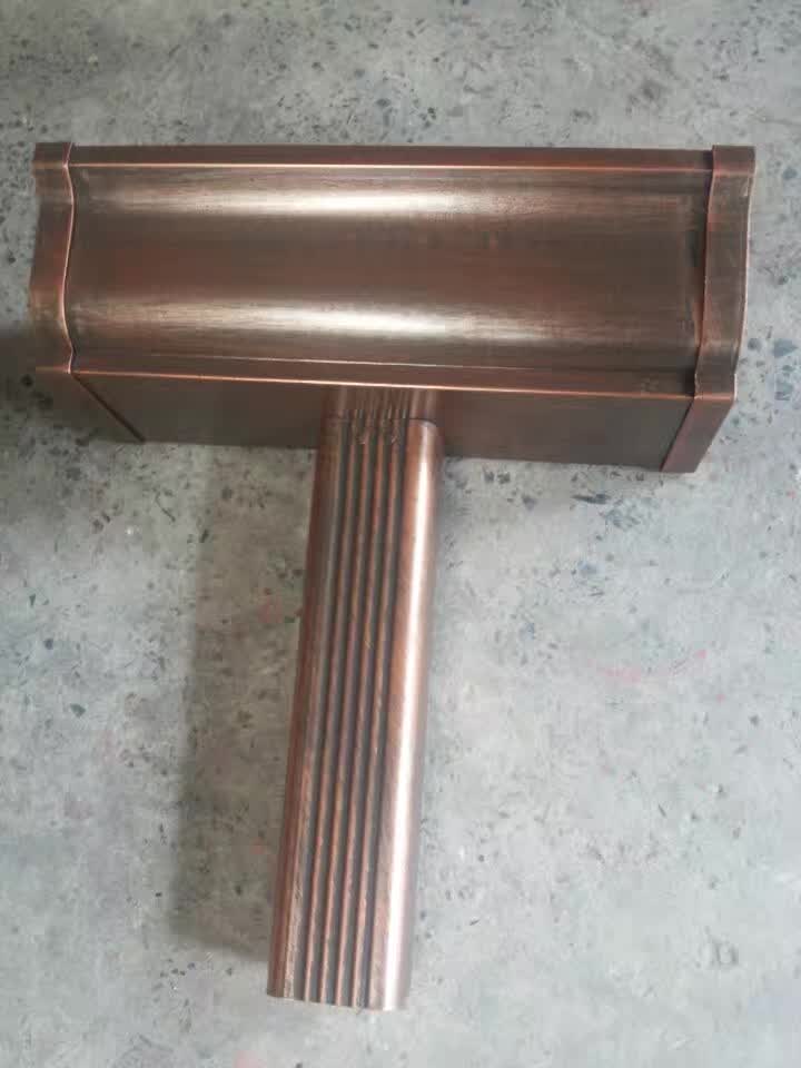 保定彩鋁成品成品天溝屋面排水系統(tǒng)