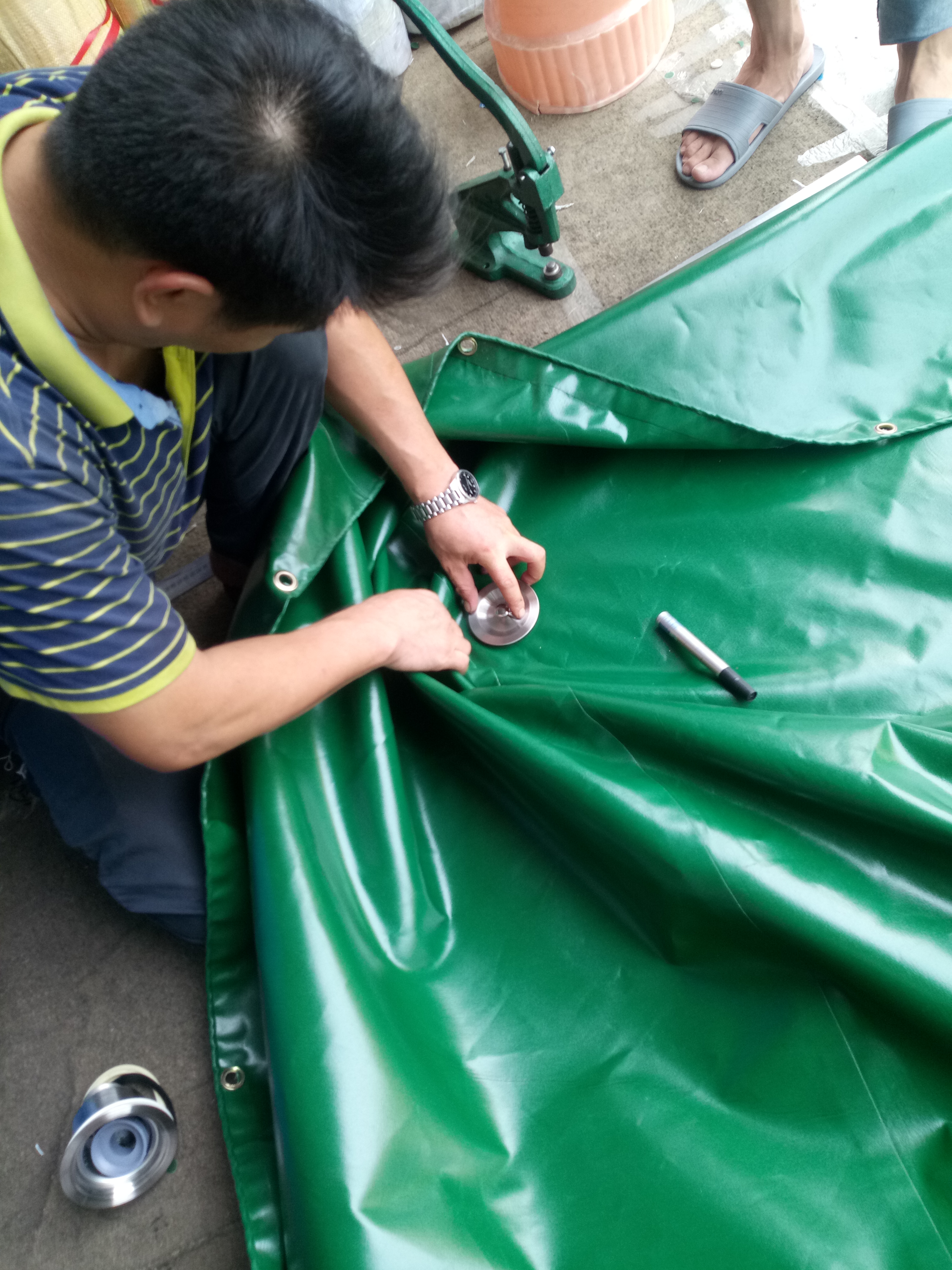 可定制加厚帆布水池 帆布水池加工 魚池帆布水池廠家價格實惠 帆布魚池