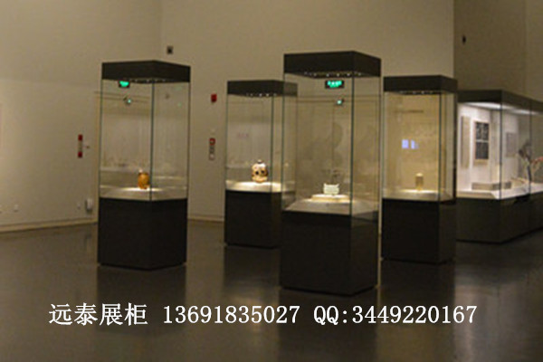 博物館獨(dú)立展示高柜、玻璃陶瓷收藏展示柜制作 文物展廳桌柜、陶瓷收藏展示柜制作