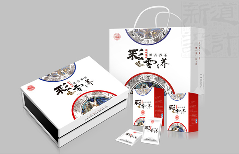 苦蕎茶包裝設計 黑蕎茶包裝設計