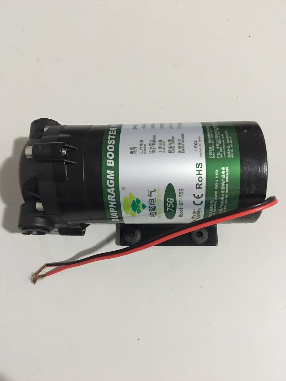 75加侖柏繁增壓泵/75G增壓泵RO反滲透純水機(jī)增壓泵