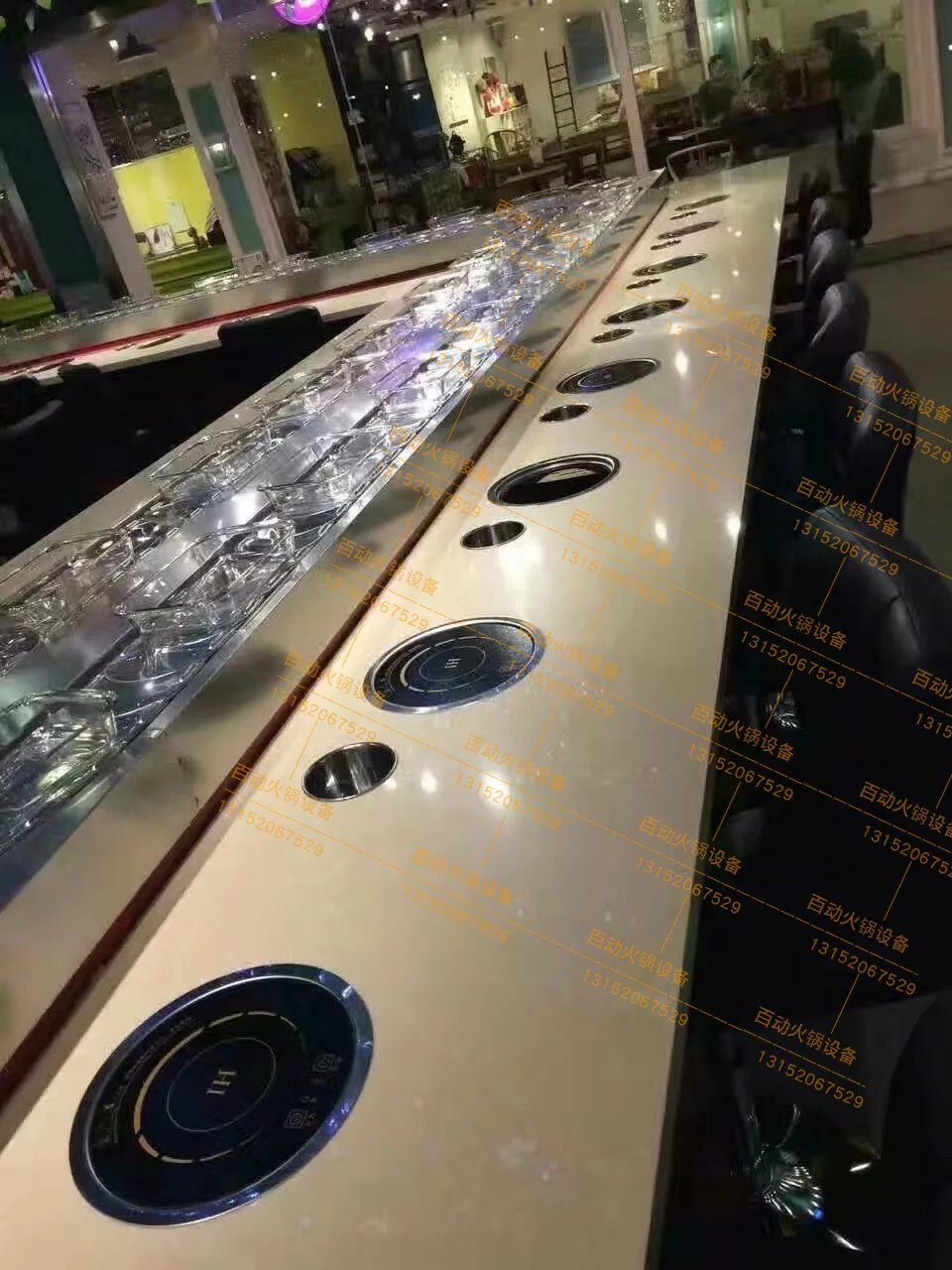 旋轉(zhuǎn)小火鍋設(shè)備價格表