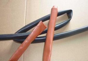 供應(yīng)紅色黑色彩色耐溫200度硅膠熱縮管