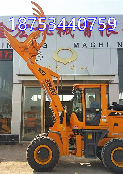 山東小型抓木機(jī)920型號鏟車改裝抓草機(jī)價(jià)格QIHS 山東小型抓木機(jī)廠家