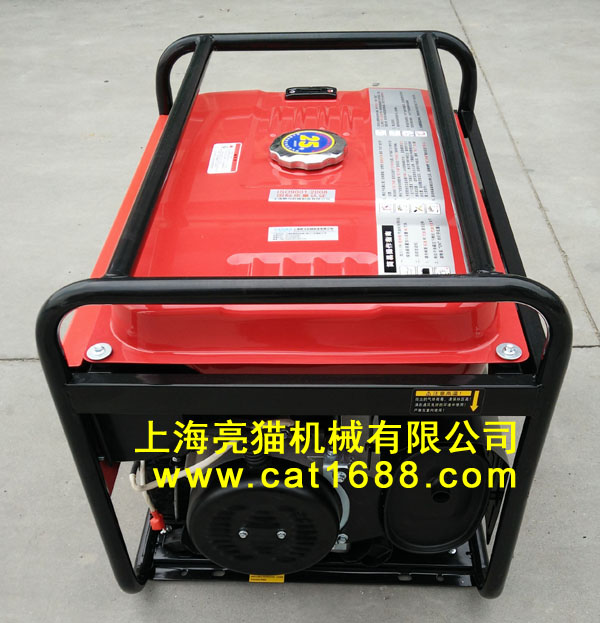 亮貓7KW汽油發(fā)電機組,380V電啟動防汛發(fā)電機，*品質(zhì)