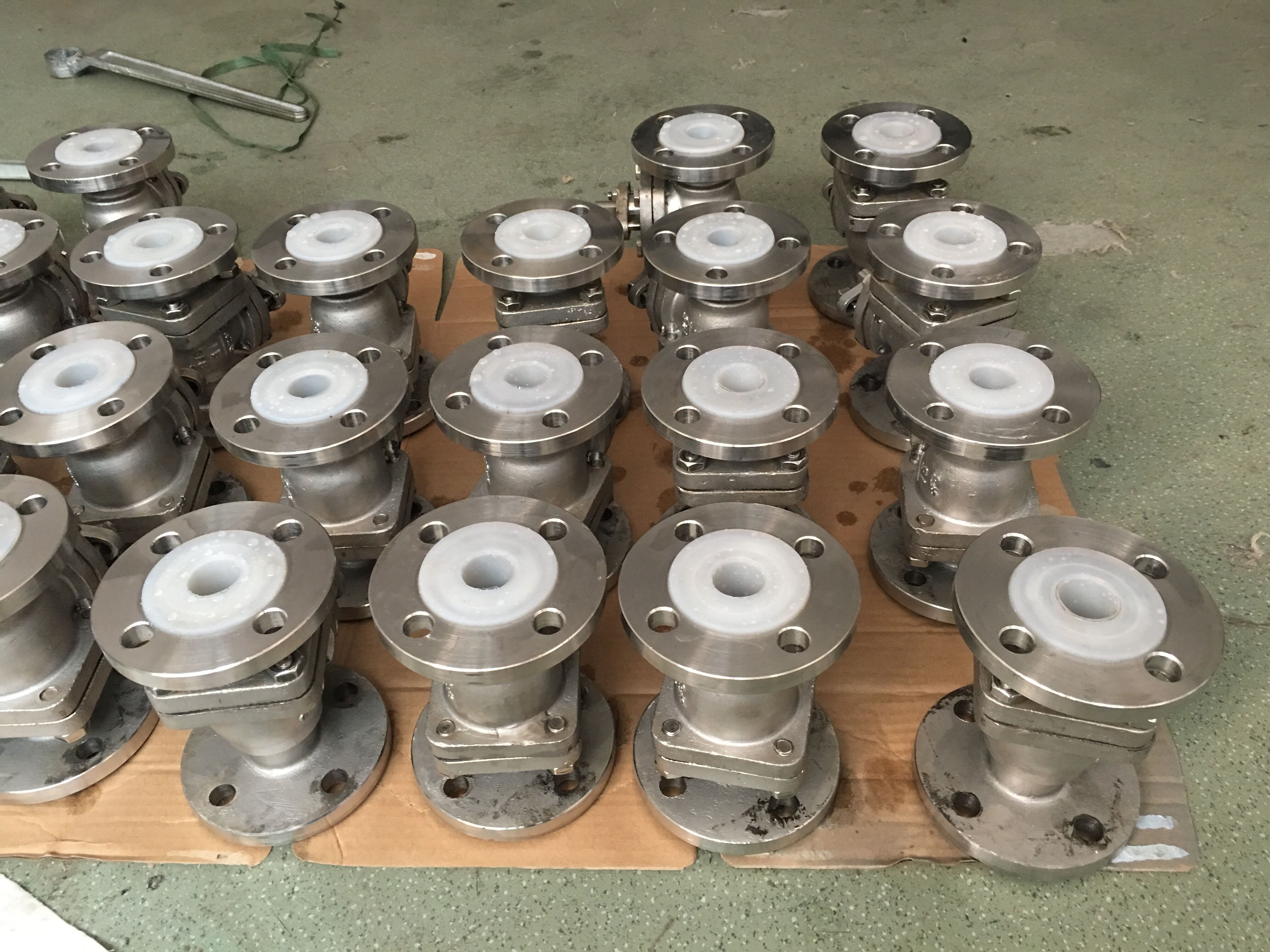 襯氟閥門廠家-不銹鋼襯氟球閥-億宏閥門 *法蘭襯氟-不銹鋼襯氟球閥-