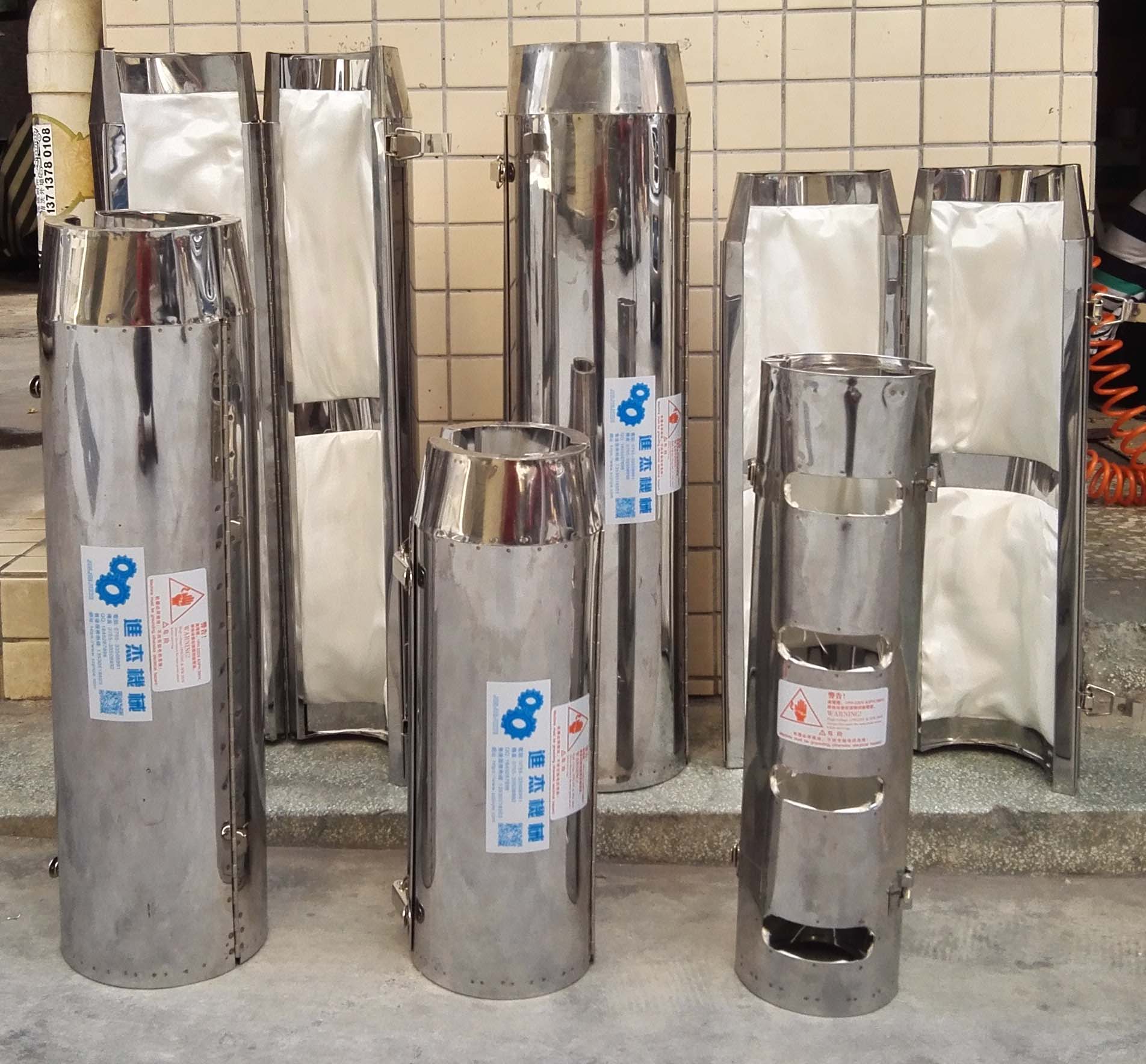 供應(yīng)天冿不銹鋼炮筒保溫罩 炮筒保溫隔熱罩 炮筒保溫套