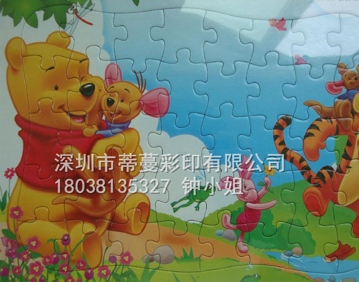 深圳兒童玩具彩印機九宮格拼圖案UV平板打印機