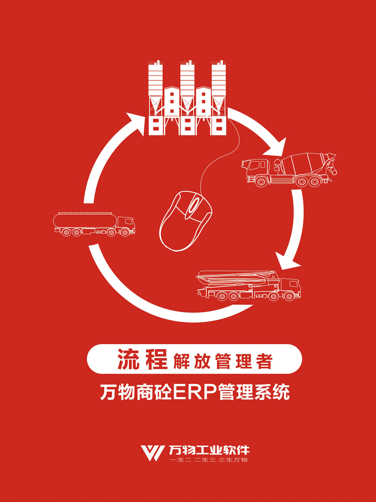 萬物商砼ERP 、混凝土管理軟件