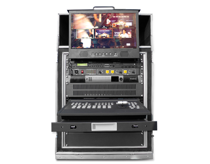 洋銘/dat*ideoMS-2200移動(dòng)演播室六路箱載演播室高清演播室正品