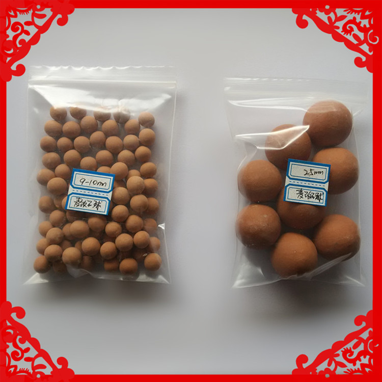 供應麥飯石球 買飯石礦化球 麥飯石陶瓷球 凈水濾料 陶粒