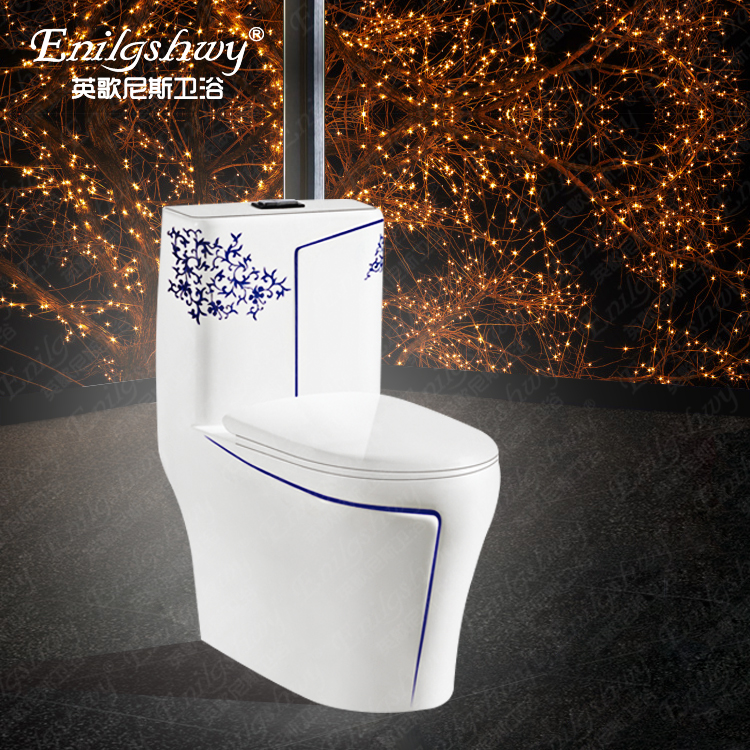 青花瓷馬桶 中國紅座便器 彩花藝術(shù)坐便器