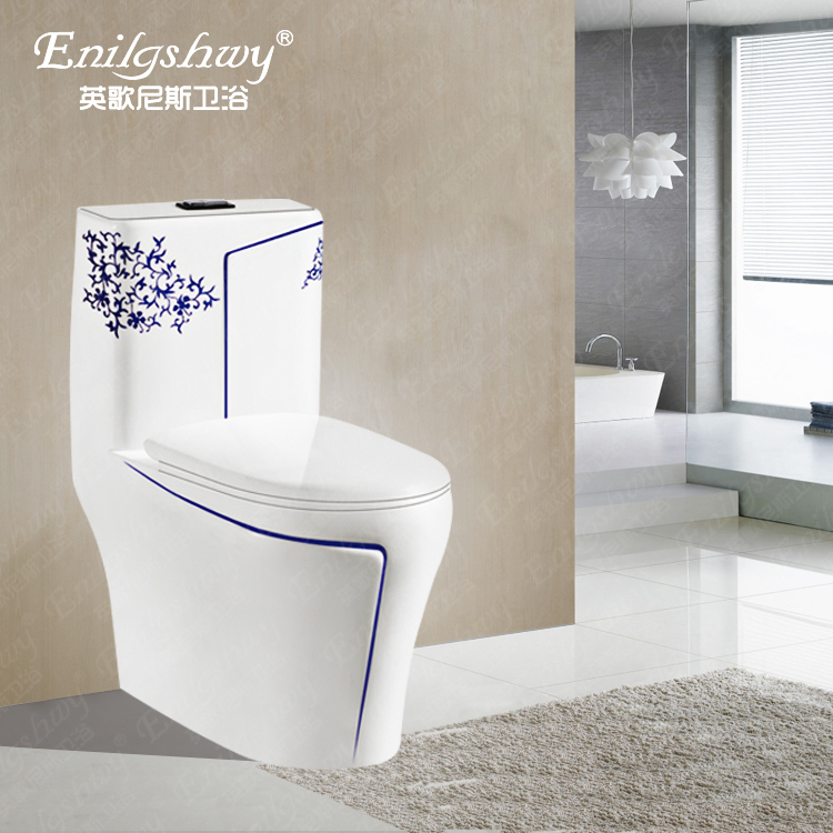 青花瓷馬桶 中國紅座便器 彩花藝術(shù)坐便器