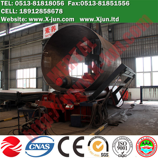 南通宣均MCLW12CNC系列全自動(dòng)四輥卷板機(jī),全自動(dòng)卷板機(jī)