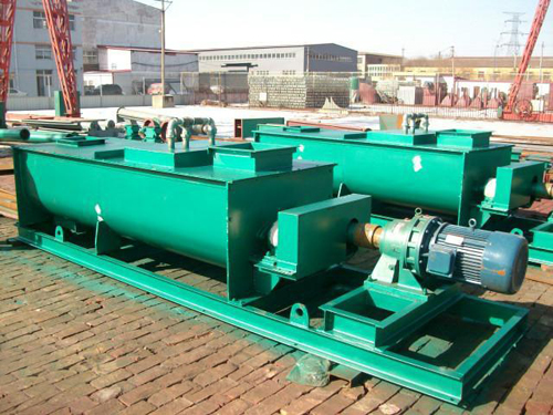 雙軸粉塵加濕機的細(xì)致講解 SJ40型雙軸粉塵加濕機