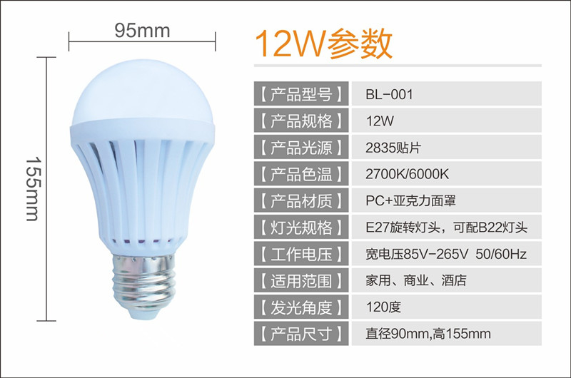 家必旺供應LED燈泡|中山LED節(jié)能燈泡廠家直銷|中山LED價格