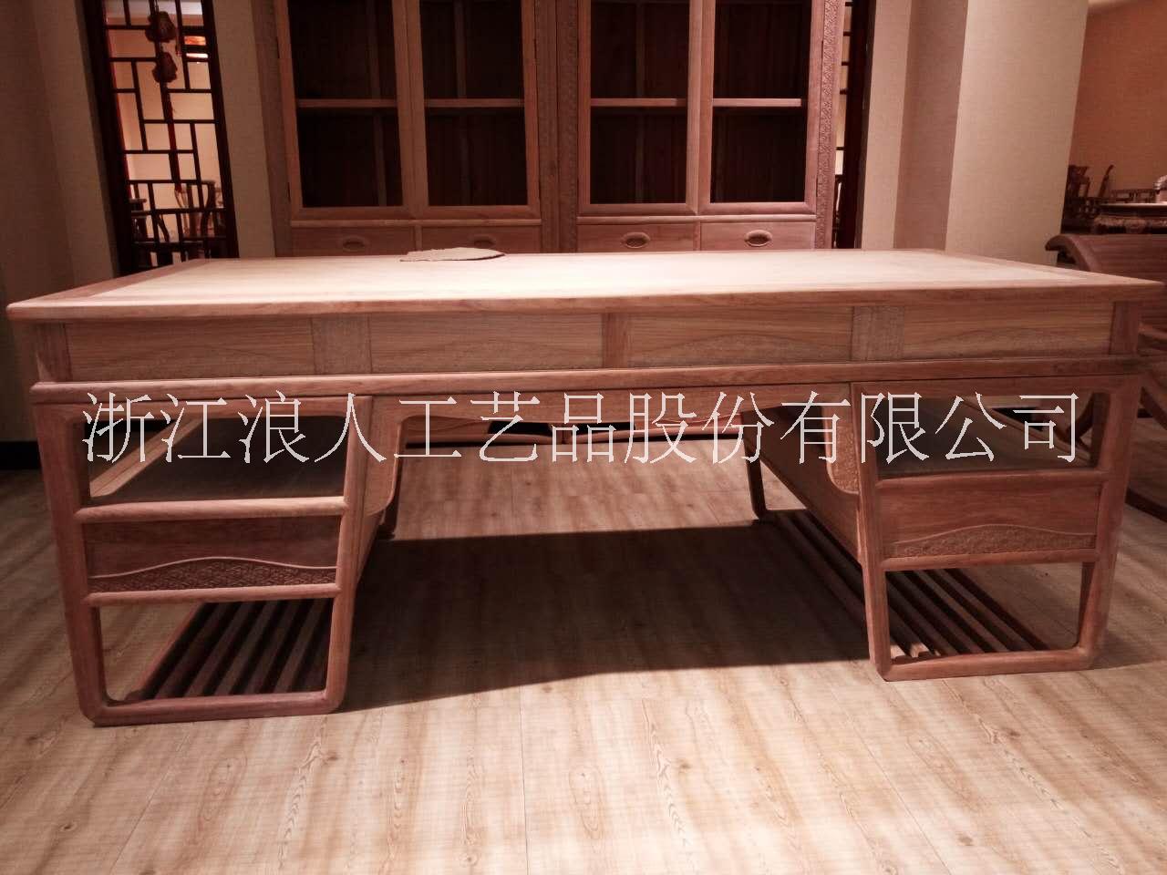 雍*紅木/雍王盛世書桌/緬花/東陽紅木/廠家直銷