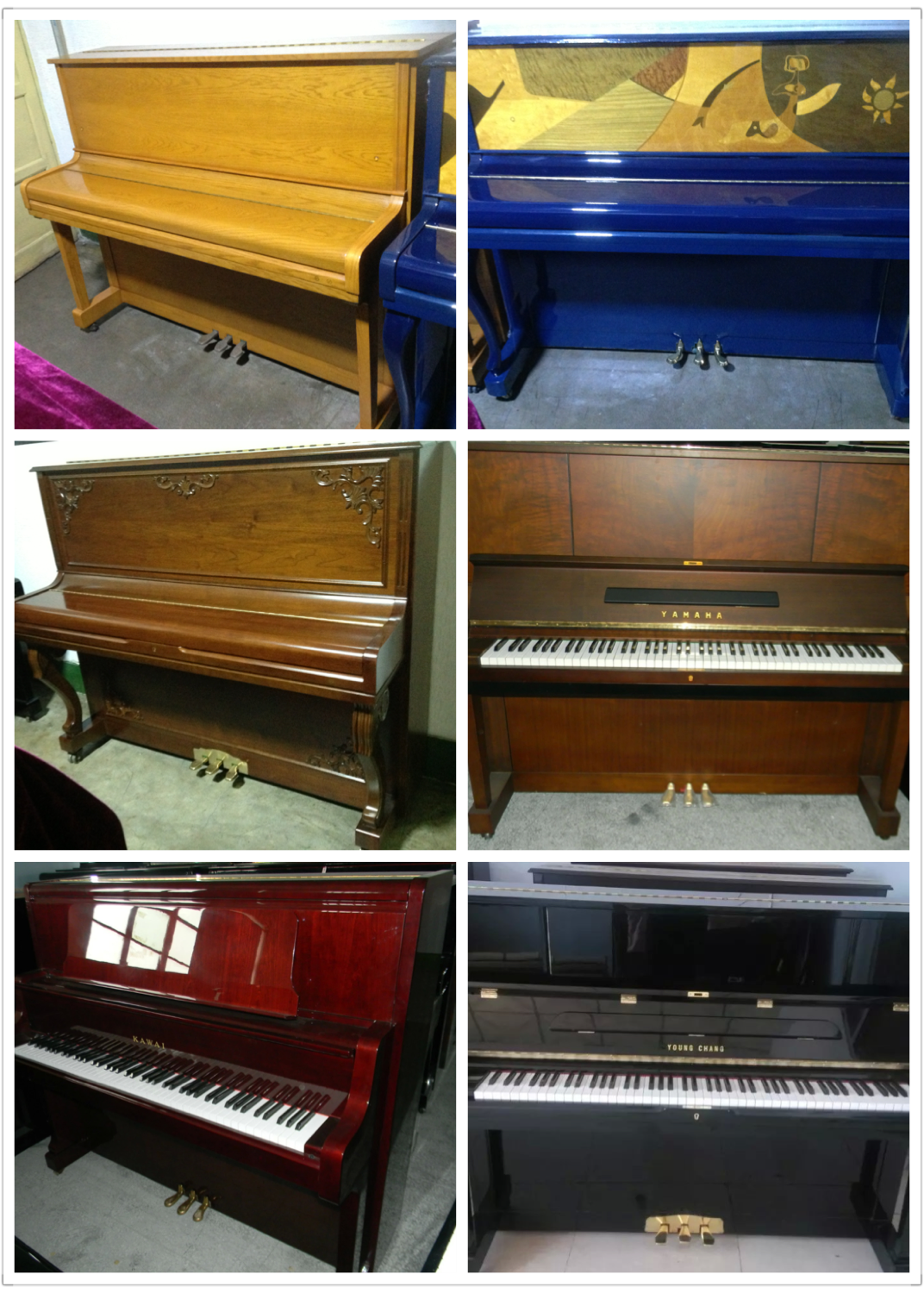 淄博實(shí)木二手鋼琴