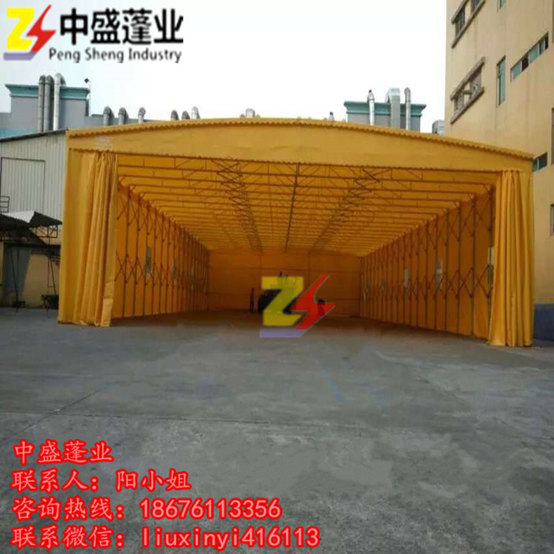 戶外大型活動(dòng)倉(cāng)庫(kù)帳篷推拉雨棚遮陽帆布伸縮篷擺攤排檔折疊式雨蓬 推拉雨棚遮陽蓬倉(cāng)庫(kù)帳篷