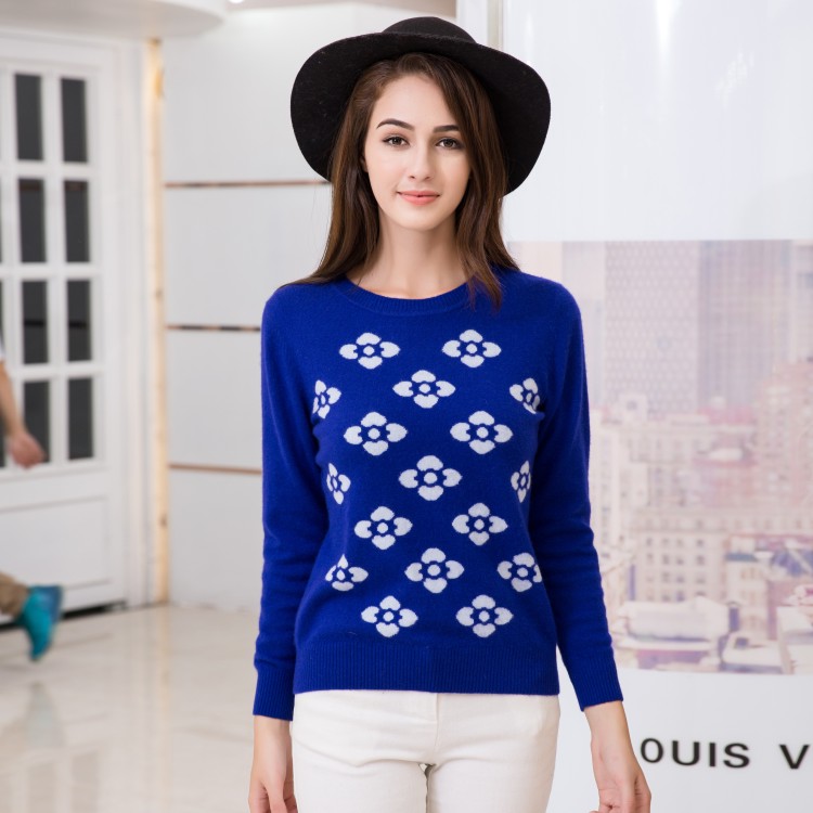 貴群四川羊絨衫定制廠家女裝毛衣打底衫針織衫 羊絨衫 羊絨衫套頭