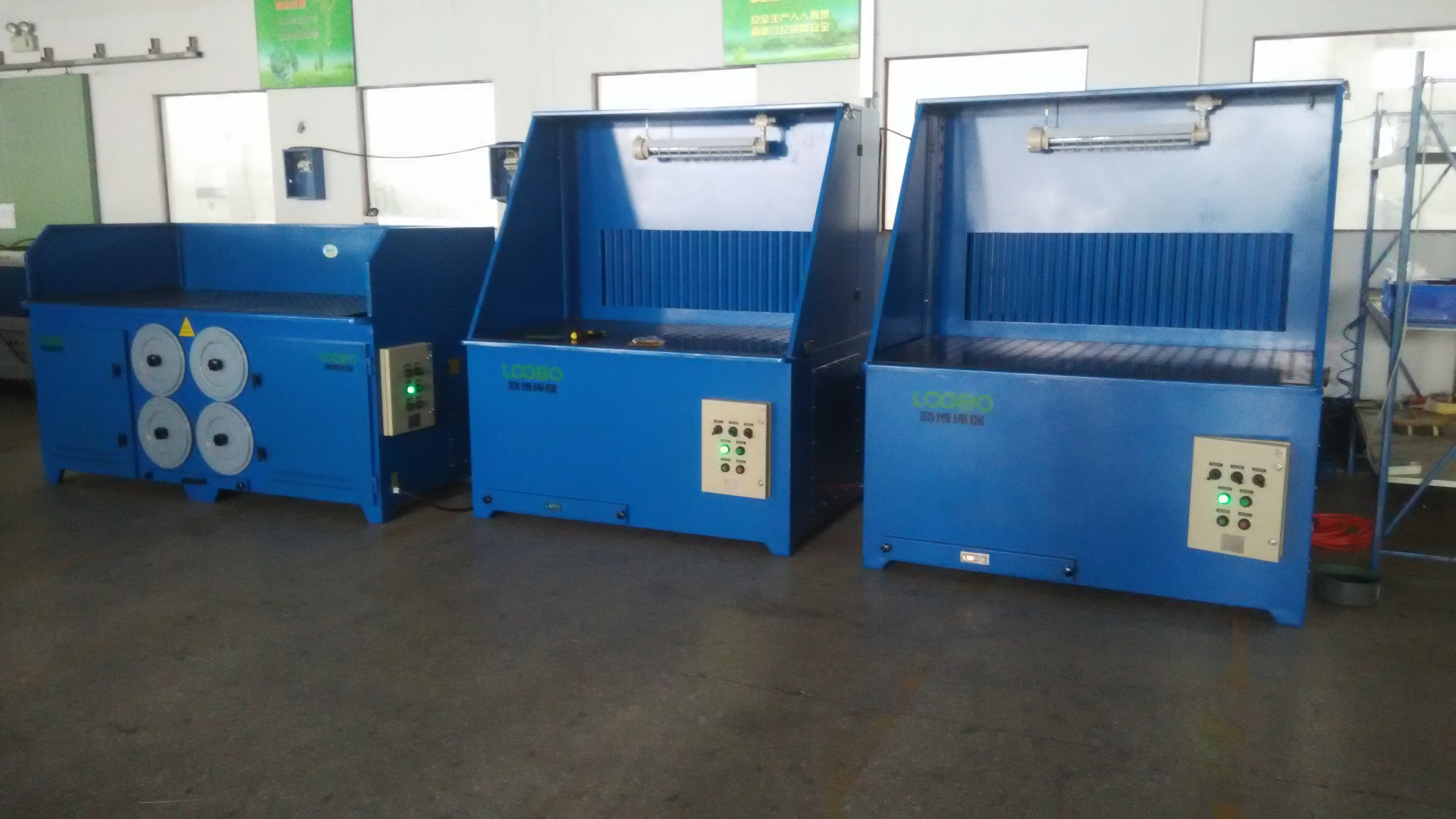 山東青島供應(yīng)打磨除塵平臺(tái)，移動(dòng)式多濾筒大風(fēng)量砂輪打磨除塵臺(tái)，防爆