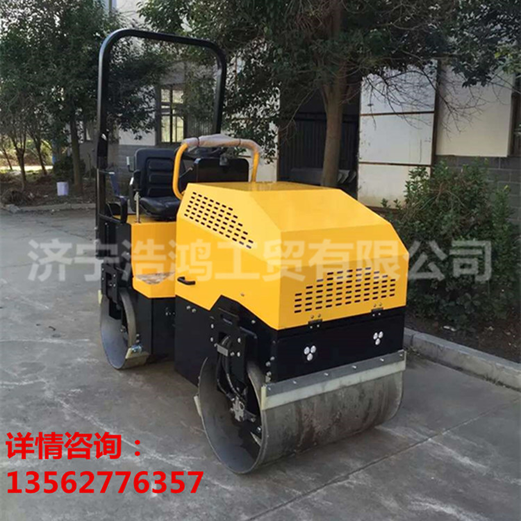 液壓壓路機(jī) 小型座駕式壓路機(jī) 浩鴻雙輪液壓壓實(shí)機(jī)