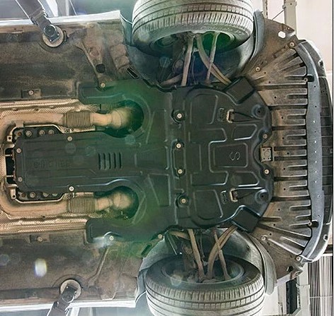 進(jìn)口奔馳S400L/S500L發(fā)動(dòng)機(jī)護(hù)板3D全包圍型鈦鎂合金材質(zhì)