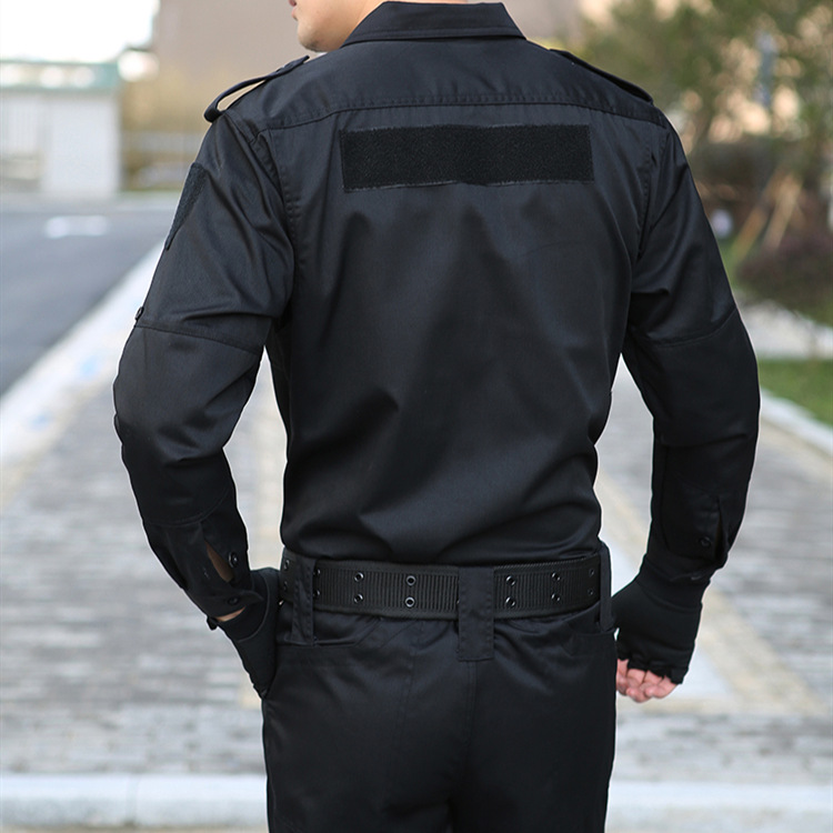 青島保安作訓服 小區(qū)物業(yè)保安特勤服裝作訓服 新款男士地鐵制服