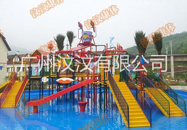 黑河水上樂園大型組合滑梯 水上游