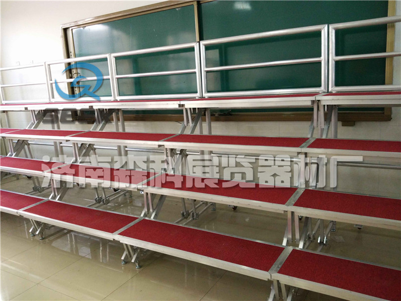 鋁合金合唱臺(tái)新款合影他伸縮臺(tái)學(xué)校學(xué)校*站臺(tái)