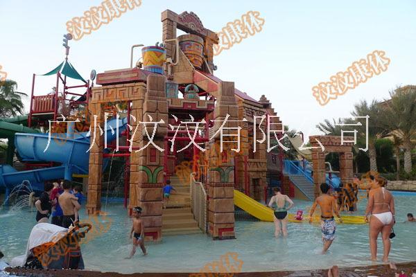 黑河水上樂園大型組合滑梯 水上游